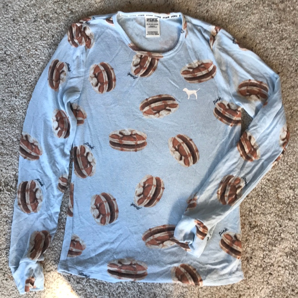 Pink Victoria’s Secret Pajama top /long sleeve